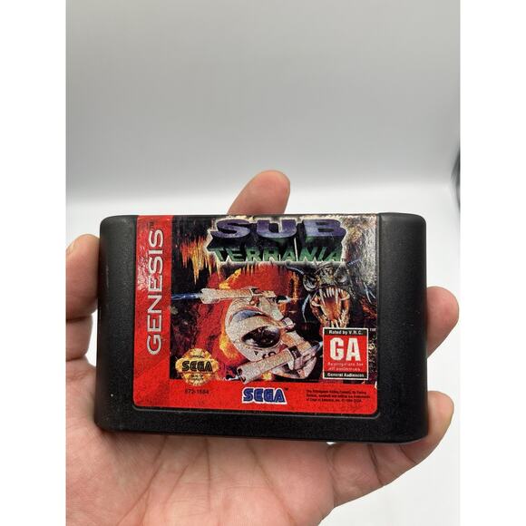 Sub Terrania (Sega Genesis, 1994) With Original Box - Picture 8 of 10